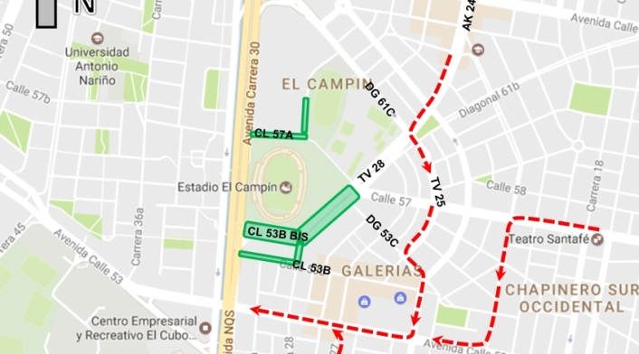 Desvíos por concierto de Roger Waters