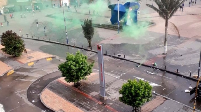 Disturbios en San Victorino