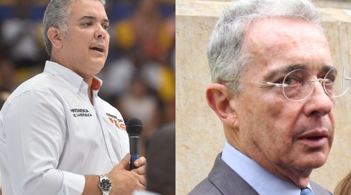 Iván Duque y Álvaro Uribe Iván Duque y Álvaro Uribe