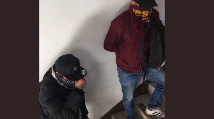 Toma Encapuchados Bogotá