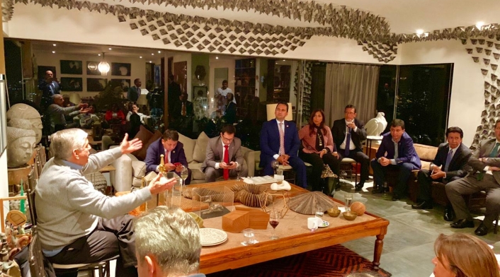 Reunión Partido Liberal y expresidente César Gaviria