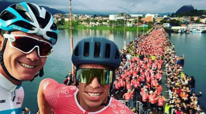 Chris Froome y Rigoberto Urán - El Giro de Rigo