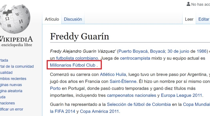 Guarín Wikipedia