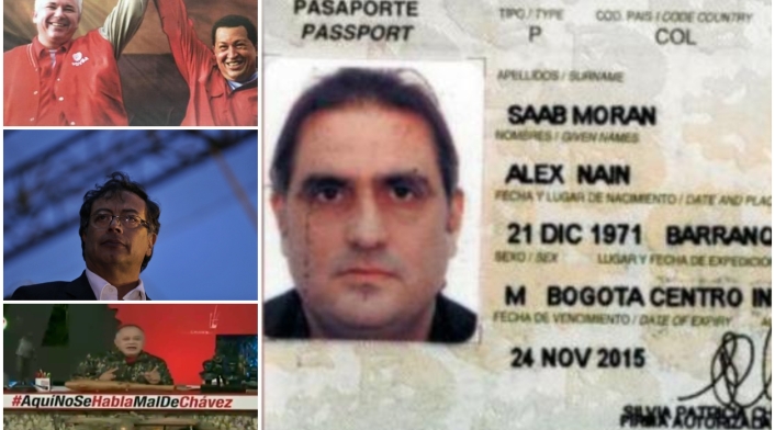 El diputado Rafael Ramírez, el senador Gustavo Petro y el empresario barranquillero Alex Saab