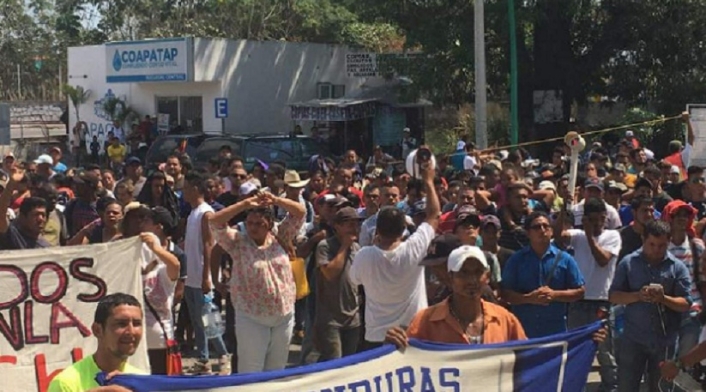 Caravanas de inmigrantes