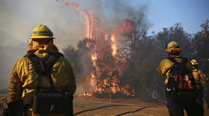 Zona de incendios en California Zona de incendios en California