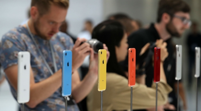 El iPhone XR expuesto en California (Estados Unidos)