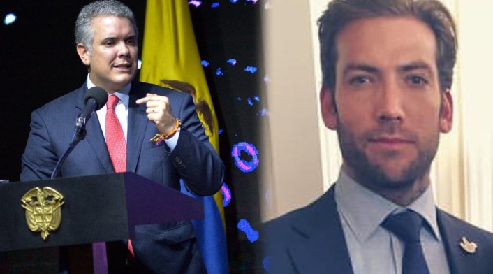 Iván Duque y Martín Santos Iván Duque y Martín Santos