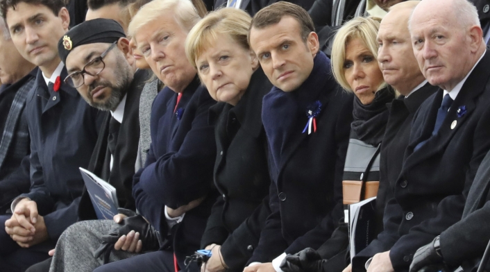 Algunos líderes del mundo en París Algunos líderes del mundo en París