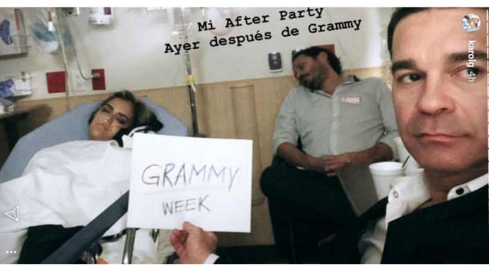 Karol G hospitalizada en Las Vegas