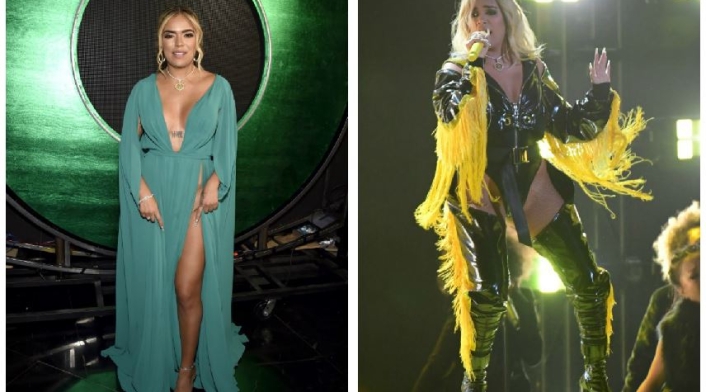 Karol G en los Grammy Latinos 2018