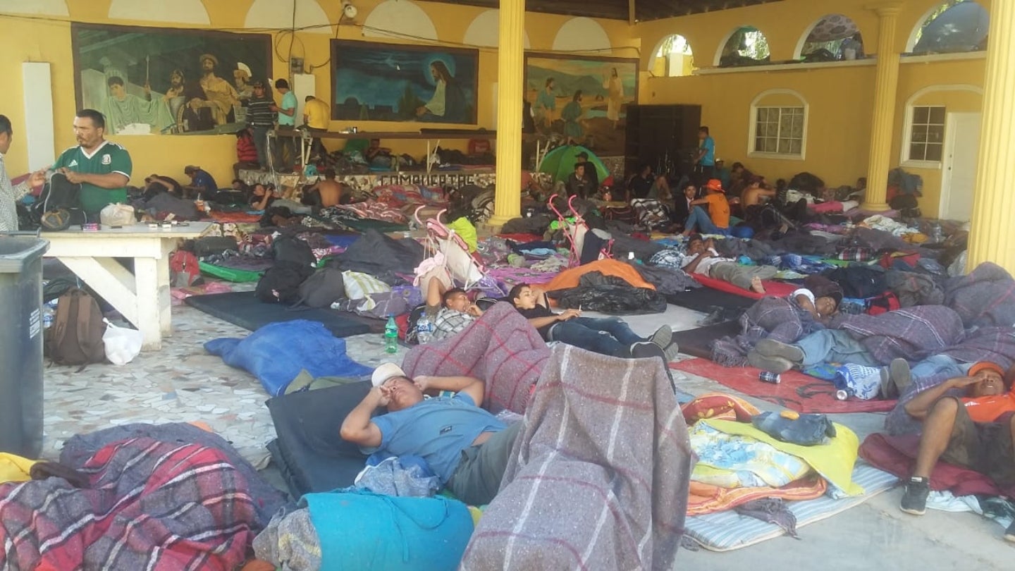 Así están los migrantes en Baja California