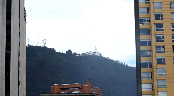 Cerro de Monserrate, lugar clave del turismo bogotano.