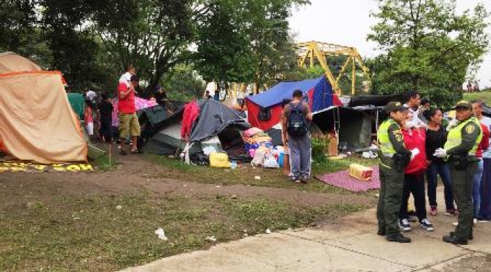 Las autoridades realizaron operativos en las zonas invadidas por los venezolanos