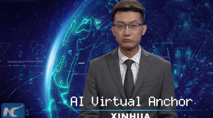 Xinhua usa un presentador virtual para reportar las noticias
