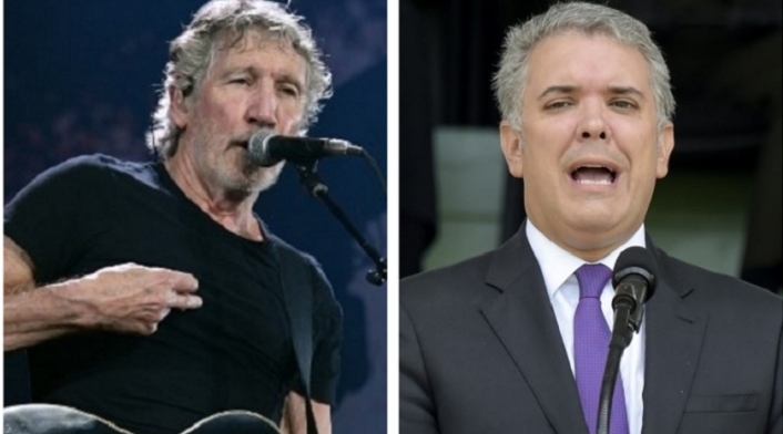 Roger Waters e Iván Duque