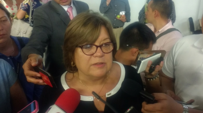 La Ministra visitó Ibagué para participar en un foro sobre la reforma a la justicia.