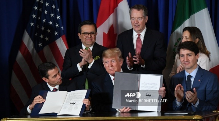 EEUU, México y Canadá suscriben nuevo acuerdo comercial