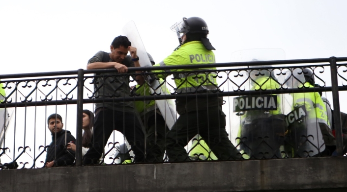 Marchas de estudiantes en Bogotá Marchas de estudiantes en Bogotá