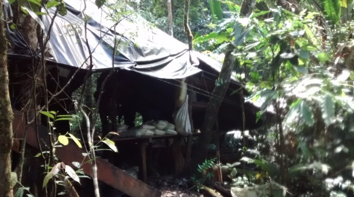 Esta estructura fue hallada en zona rural del municipio de Santa Rosa del Sur, en Bolívar.