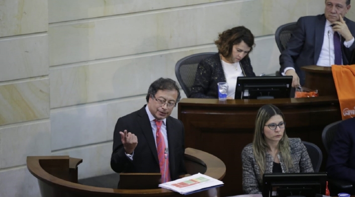 El senador Gustavo Petro ha sido cuestionado por sus cuentas de campaña.