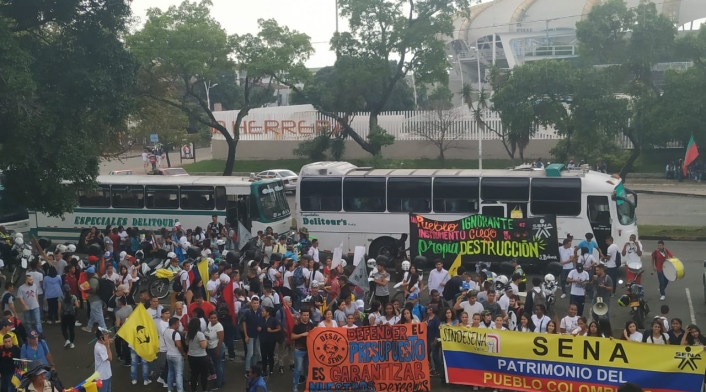 Protestas en Cali.