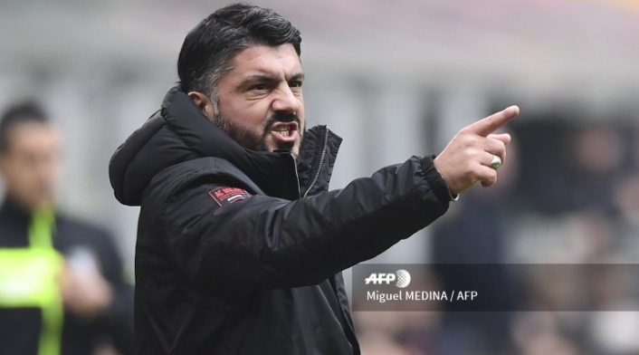El técnico italiano Gennaro Gattuso El técnico italiano Gennaro Gattuso