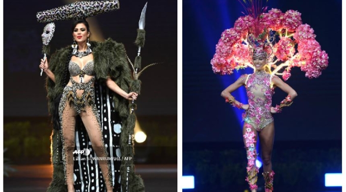 Miss Chile y Miss Paraguay