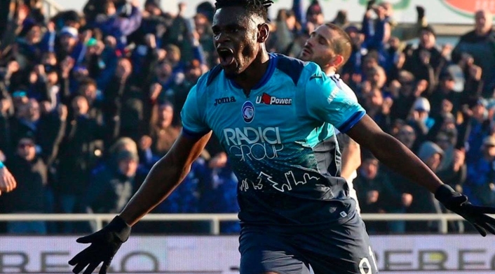 Duvan Zapata anota con el Atalanta Duvan Zapata anota con el Atalanta