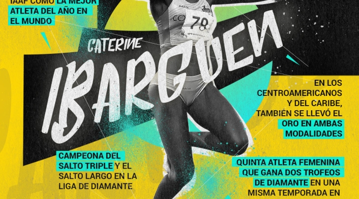 Caterine Ibargüen, la mejor deportista de 2018 en Colombia