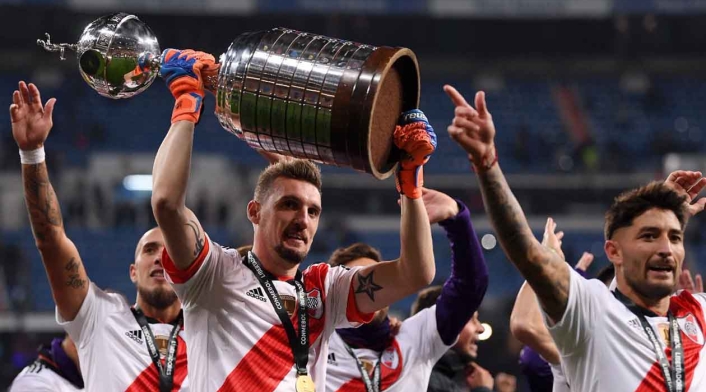 Franco Armani, campeón de Copa Libertadores con River Plate