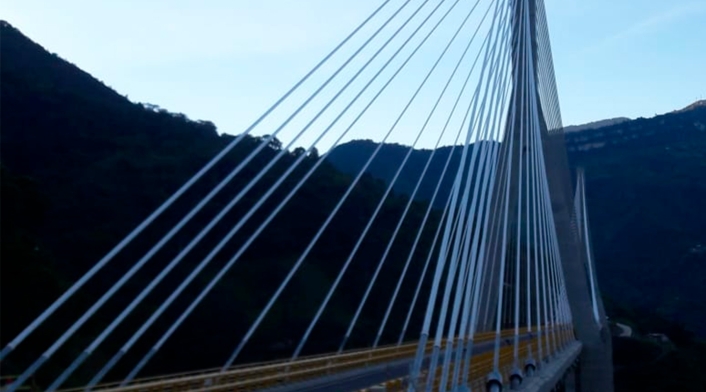 El puente Hisgaura, en Santander