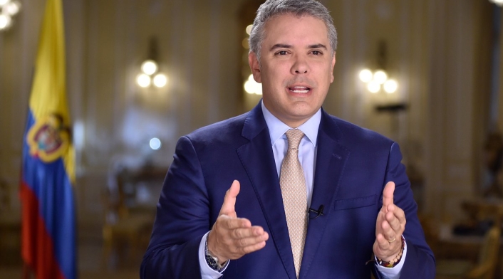 Iván Duque, presidente de Colombia