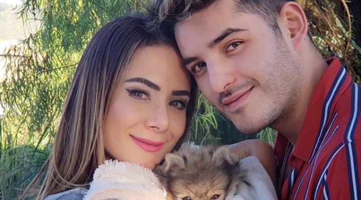 Juanse Quintero, Johanna Fadul y su mascota