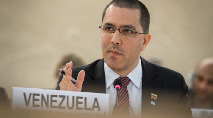 Jorge Arreaza, canciller venezolano