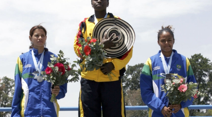 Caterine Ibargüen oro en el salto largo juegos Odesur