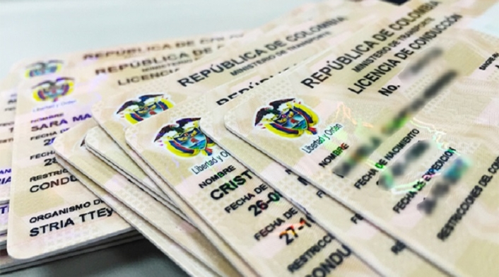 Licencias de conducción Licencias de conducción en Colombia