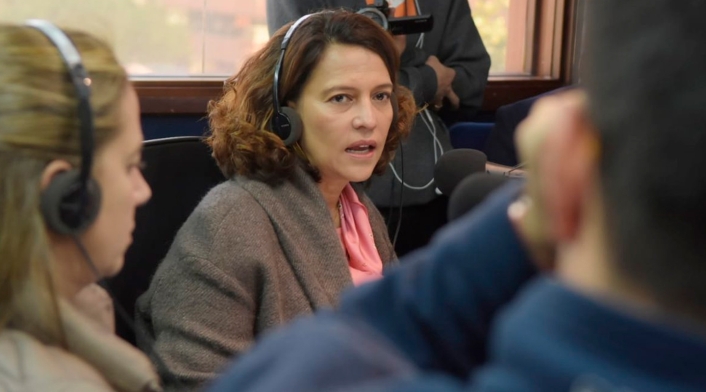 Nancy Patricia Gutiérrez, ministra del Interior, en la mesa de trabajo de LA FM Nancy Patricia Gutiérrez, ministra del Interior, en la mesa de trabajo de LA FM