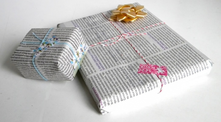 Piden no utilizar tanto papel regalo por la conservación del medio ambiente.