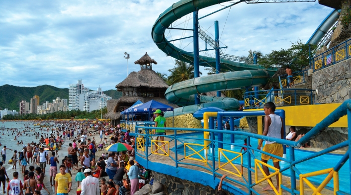 El Parque Acuático, en Santa Marta El Parque Acuático, en Santa Marta