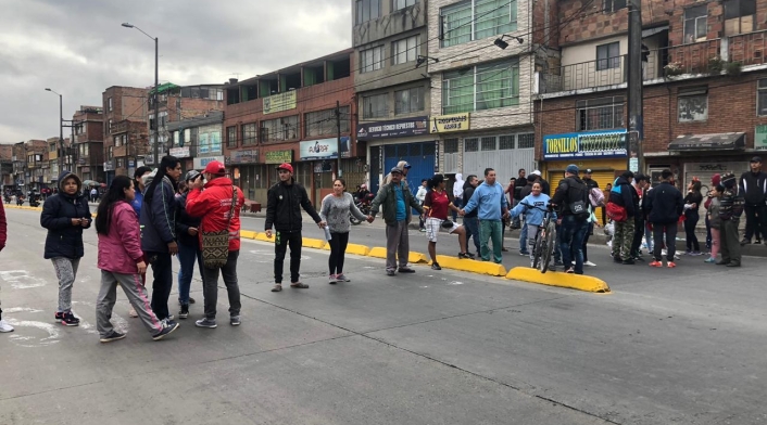 Ley seca en Corabastos desata protestas en el sector Ley seca en Corabastos desata protestas en el sector