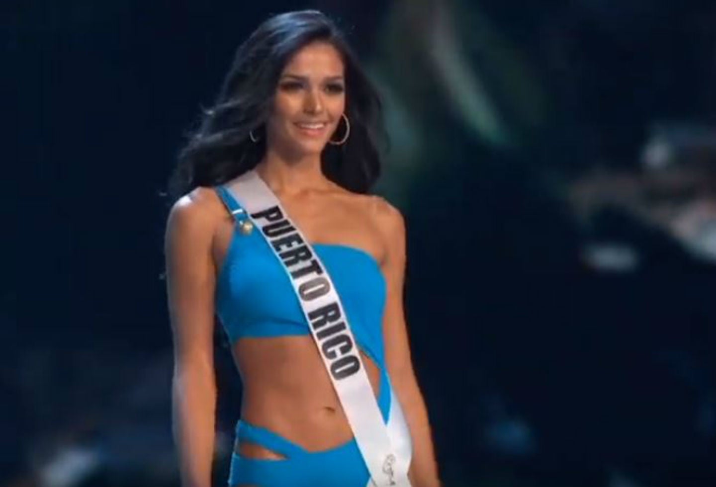 Desfile en traje de baño de Miss Puerto Rico, Kiara Ortega