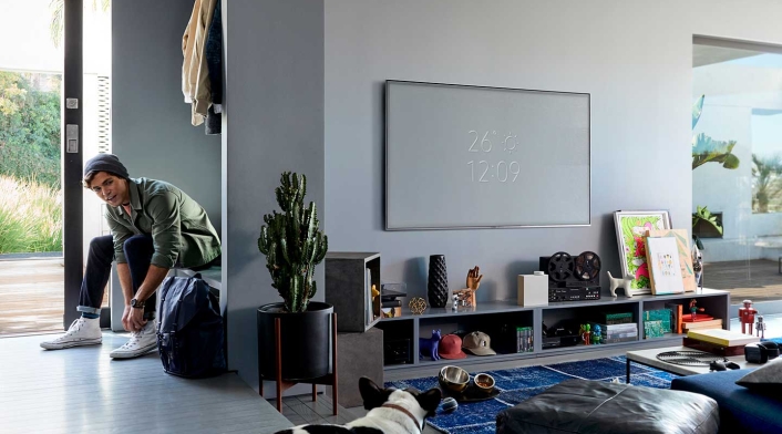 Ambient mode permite que el TV se mezcle con el entorno