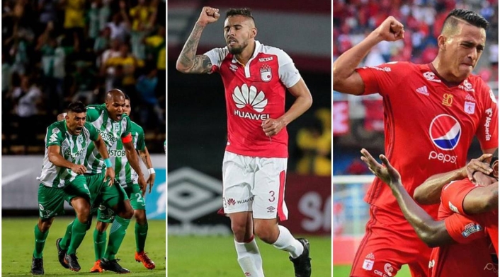 Nacional, Santa Fe y América los mejores colombianos en el ránking Conmebol