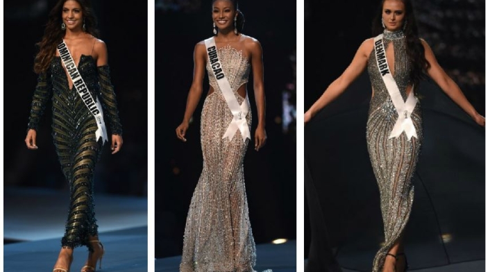 Miss República Dominicana, Miss Curazao y Miss Dinamarca