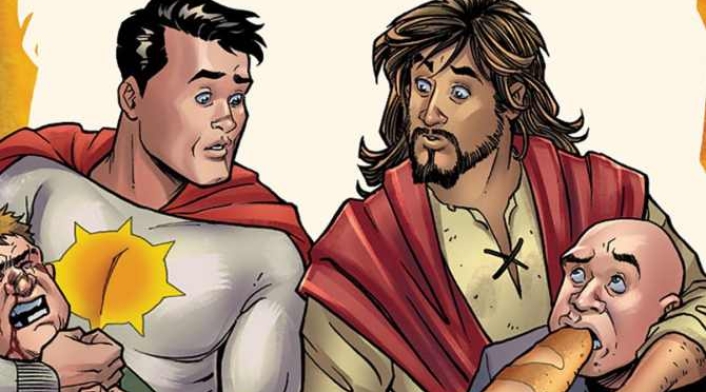 Jesucristo, nuevo súper héroe.