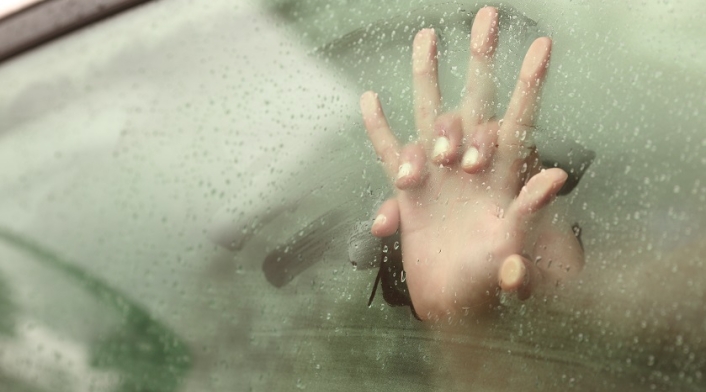 Intimidad en el interior de un carro Intimidad en el interior de un carro