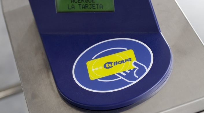 La tarjeta Tu llave de Transmilenio.