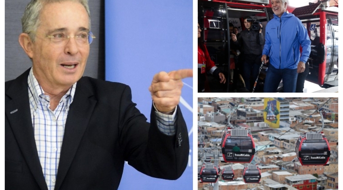 Álvaro Uribe y Enrique Peñalosa Álvaro Uribe y Enrique Peñalosa