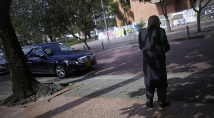 Belisario Betancur Así fue el último adiós a Belisario Betancur en la Academia Colombiana de la Lengua en el centro de Bogotá.